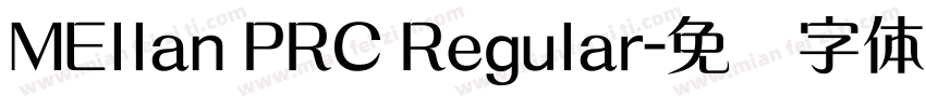 MEllan PRC Regular字体转换